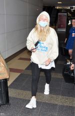 ELLIE GOULDING Arrives at Airport in Washington DC 12/05/2021