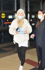 ELLIE GOULDING Arrives at Airport in Washington DC 12/05/2021