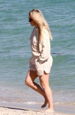 ELLIE GOULDING Out on the Beach in Miami 12/06/2021