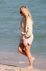 ELLIE GOULDING Out on the Beach in Miami 12/06/2021
