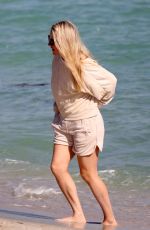 ELLIE GOULDING Out on the Beach in Miami 12/06/2021