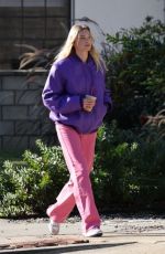 ELSA HOSK Out Near Her Home in Pasadena 12/17/2021