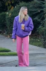 ELSA HOSK Out Near Her Home in Pasadena 12/17/2021