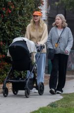 ELSA HOSK Out with Her Daughter and Mother in Pasadena 12/03/2021