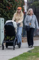 ELSA HOSK Out with Her Daughter and Mother in Pasadena 12/03/2021