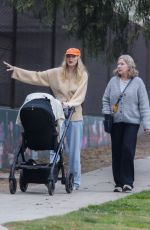 ELSA HOSK Out with Her Daughter and Mother in Pasadena 12/03/2021
