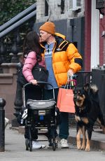 EMILY RATAJKOWSKI and Sebastian Bear McClard Out with Their Baby and Dog in New York 12/22/2021