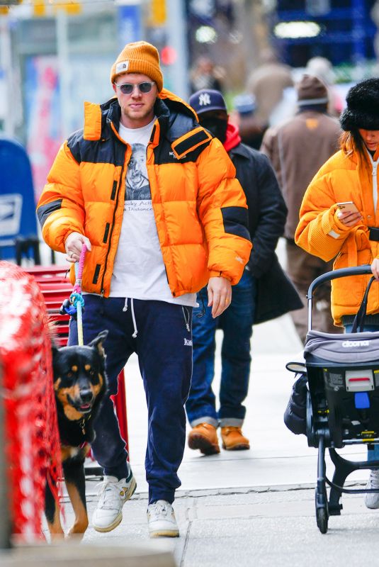 EMILY RATAJKOWSKI and Sebastian Bear-McClard Out with Their Baby in New York 12/23/2021