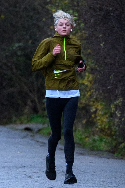 EMMA CORRIN Out for Morning Run in London 12/13/2021