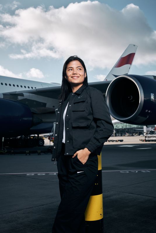 EMMA RADUCANU as British Airways