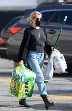 EMMA ROBERTS Shopping at Rite Aid in West Hollywood 12/02/2021
