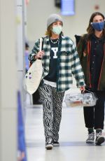 EMMA WATSON Arrives at JFK Airport in New York 12/29/2021