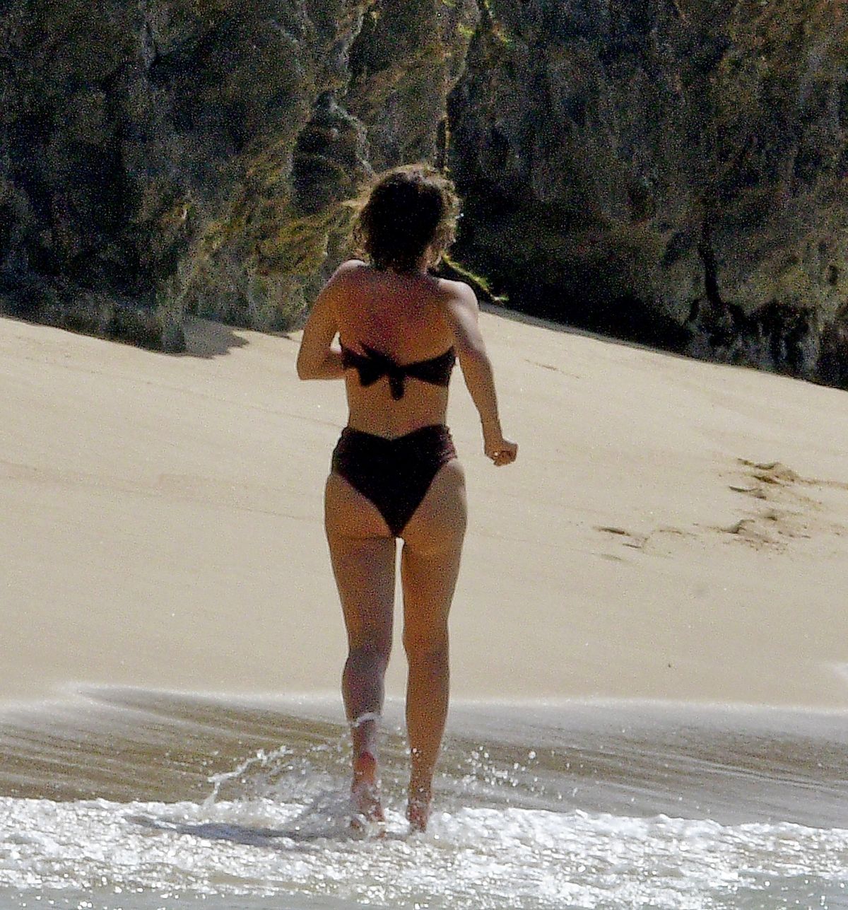 EMMA WATSON in Bikini at a Beach in Barbados 12/12/2021.