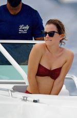 EMMA WATSON in Bikini at a Beach in Barbados 12/12/2021