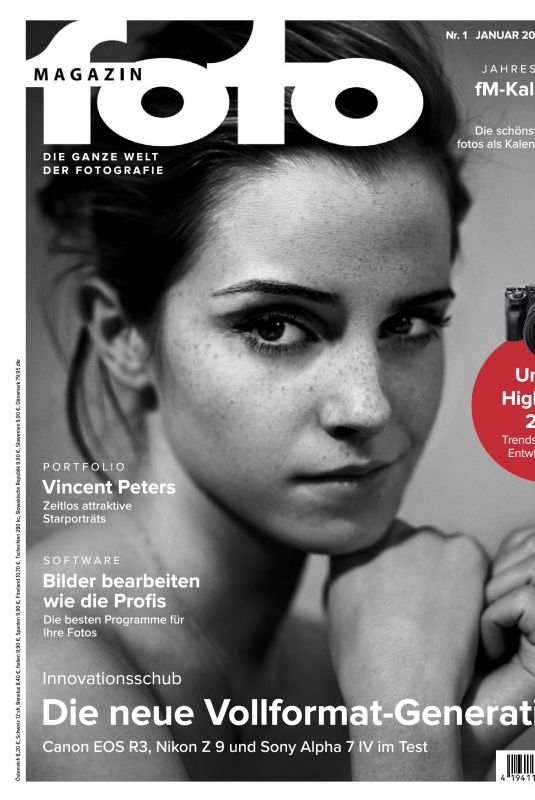 EMMA WATSON on the Cover of Fotomagazin, January 2022