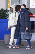 ENIKO PARRISH Arrives at JFK Airport in New York 12/20/2021