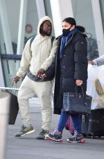 ENIKO PARRISH Arrives at JFK Airport in New York 12/20/2021