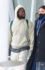 ENIKO PARRISH Arrives at JFK Airport in New York 12/20/2021