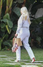 ERIKA JAYNE Arrives at Her Home in Los Angeles 12/04/2021