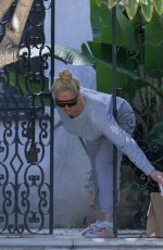ERIKA JAYNE Outside Her Home in Los Angeles 12/27/2021