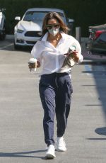 EVA LONGORIA Out for Coffee at Starbucks in Los Angeles 12/15/2021