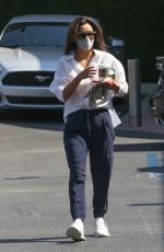 EVA LONGORIA Out for Coffee at Starbucks in Los Angeles 12/15/2021