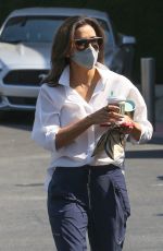 EVA LONGORIA Out for Coffee at Starbucks in Los Angeles 12/15/2021