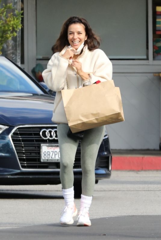 EVA LONGORIA Out Shopping in Beverly Hills 12/28/2021