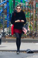 FAMKE JANSSEN Out and About in New York 12/15/2021