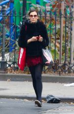 FAMKE JANSSEN Out and About in New York 12/15/2021