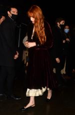 FLORENCE WELCH Arrives at The Kit Kat Club Press Night in London 12/12/2021