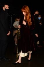 FLORENCE WELCH Arrives at The Kit Kat Club Press Night in London 12/12/2021