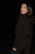 FRANCESCA ALLEN Leaves Sexy Fish in London 12/18/2021
