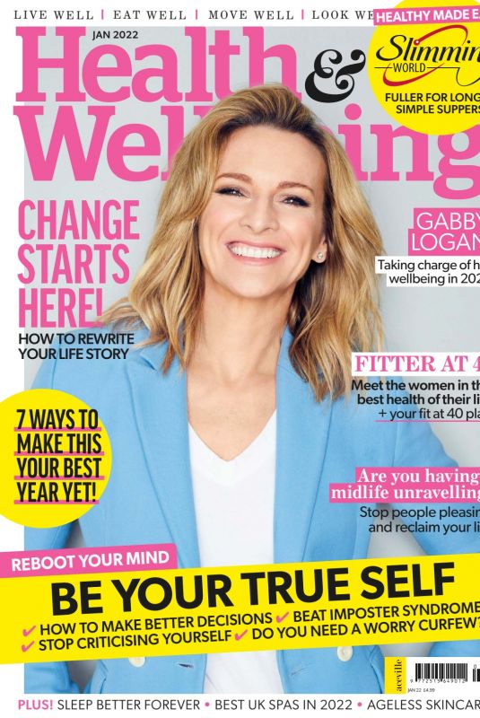 GABBY LOGAN for Health Wellbeing, January 2022