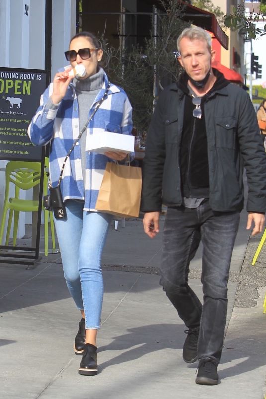 GAL GADOT and Yaron Varsano Out in Los Angeles 12/16/2021