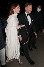 GERI HALLIWELL Arrives at Her Hotel in Paris 12/17/2021