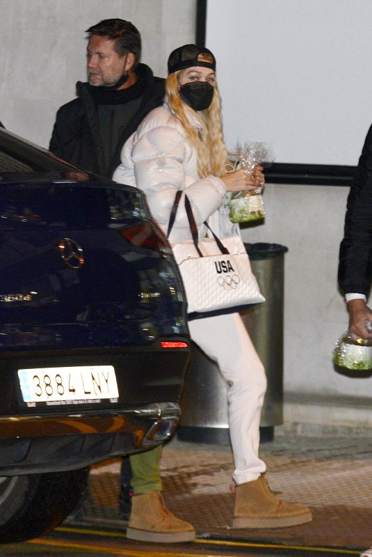 GIGI HADID Arrives at Airport in Mallorca 12/02/2021