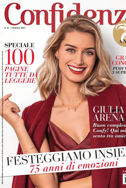 GUILIA ARENA in Confidenze Magazine, December 2021