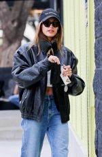 HAILEY BIEBER Out for Christmas Shopping in Beverly Hills 12/22/2021