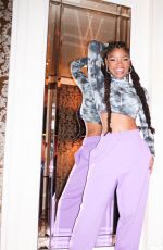 HALLE BAILEY at a Photoshoot, December 2021