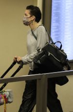 HALSEY Out with Her Baby in Beverly Hills 12/20/2021