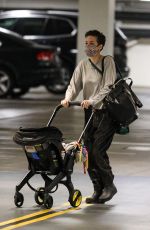 HALSEY Out with Her Baby in Beverly Hills 12/20/2021
