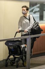 HALSEY Out with Her Baby in Beverly Hills 12/20/2021