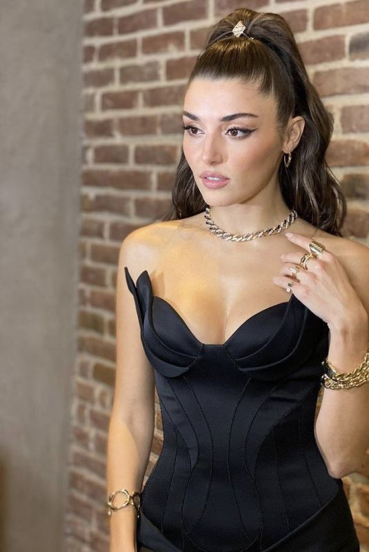 HANDE ERCEL at Hande Ercel x Atasay Jewelry Event 12/21/2021