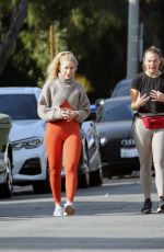 HANNAH BROWN Out Hiking with a Friend in Los Angeles 12/16/2021