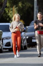 HANNAH BROWN Out Hiking with a Friend in Los Angeles 12/16/2021