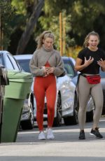 HANNAH BROWN Out Hiking with a Friend in Los Angeles 12/16/2021