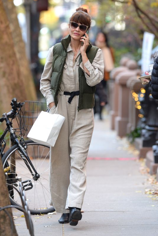 HELENA CHRISTENSEN Out and About in New York 12/05/2021