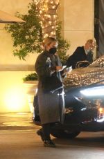 HILARY DUFF Leaves The Grove in Los Angeles 12/05/2021