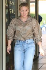HILARY DUFF Out and About in Los Angeles 12/04/2021